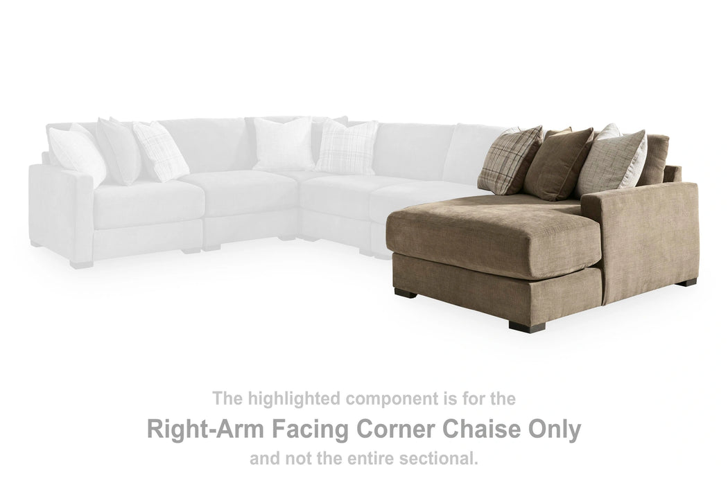 Camellia-Court Sectional with Chaise Labor Day Sale