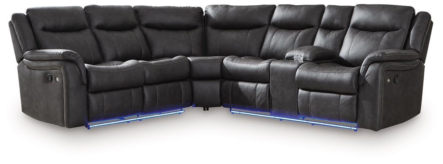 Sultan Meadow Reclining Sectional Black Friday Special