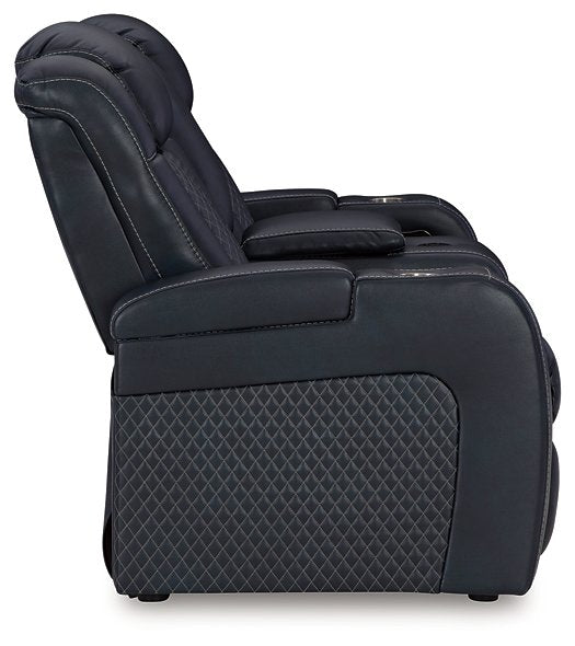 Fyne-Dyme Power Reclining Loveseat with Console Black Friday Special