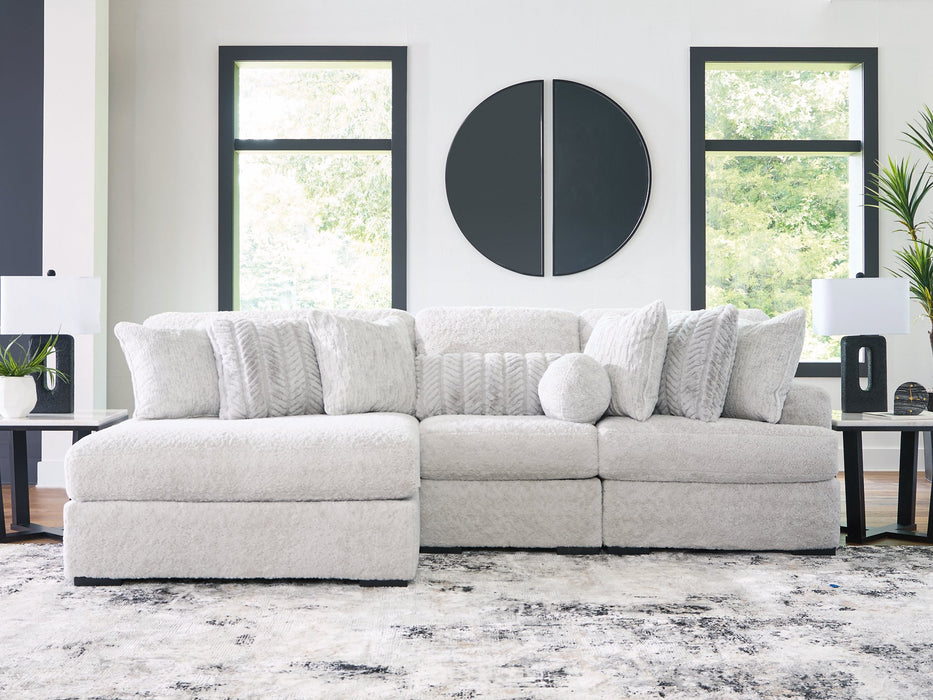 Cuddle Plush Sectional with Chaise Black Friday Special