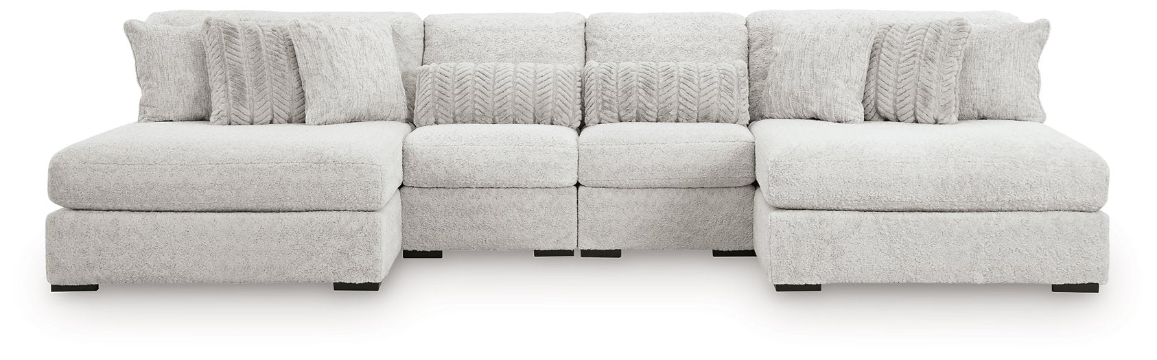 Cuddle Plush Sectional with Chaise Black Friday Special