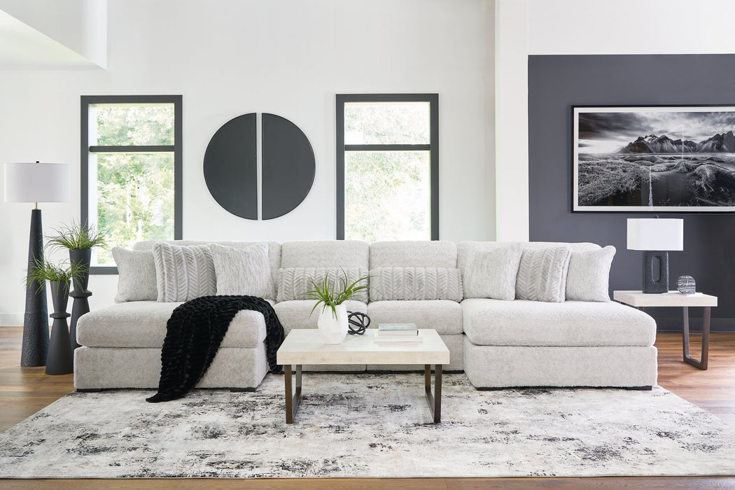 Cuddle Plush Sectional with Chaise Black Friday Special