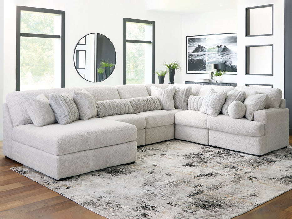 Cuddle Plush Sectional with Chaise Black Friday Special