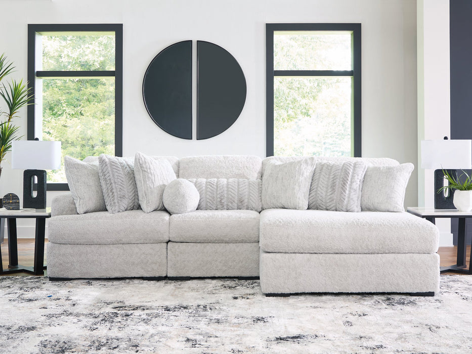 Cuddle Plush Sectional with Chaise Black Friday Special
