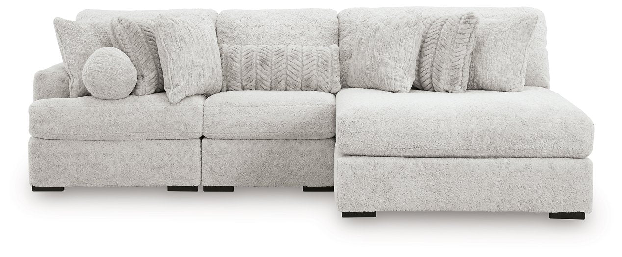 Cuddle Plush Sectional with Chaise Black Friday Special