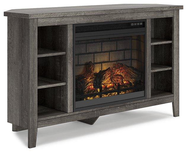 Arlenbry Corner TV Stand with Electric Fireplace