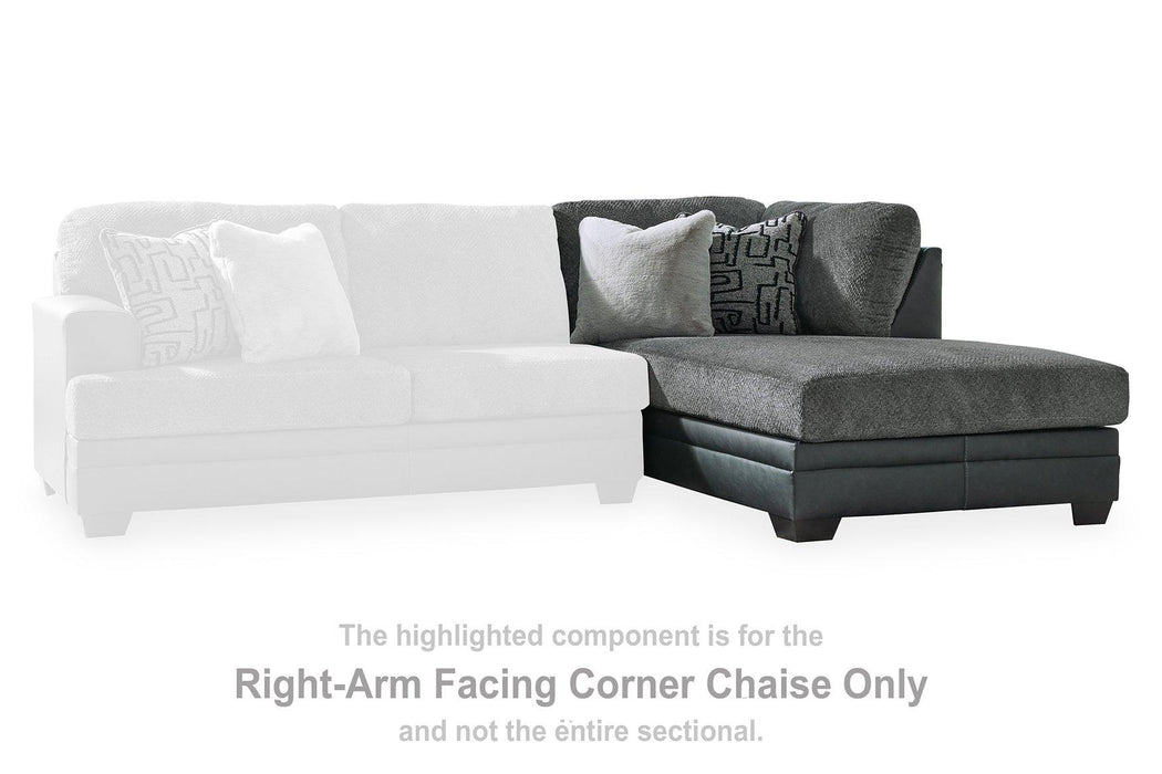 Brixley Pier Sectional with Chaise Black Friday Special