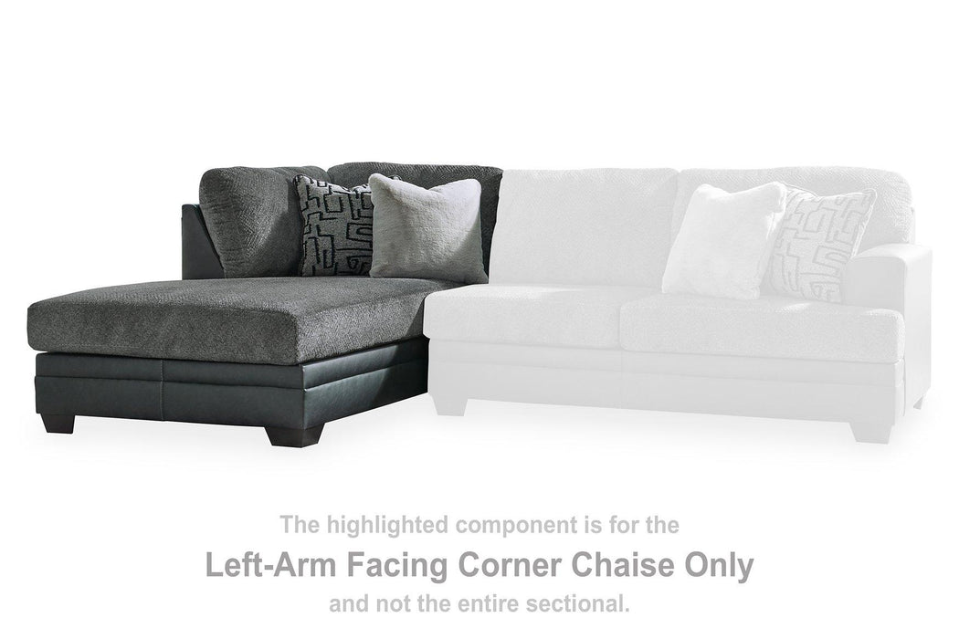 Brixley Pier Sectional with Chaise Black Friday Special