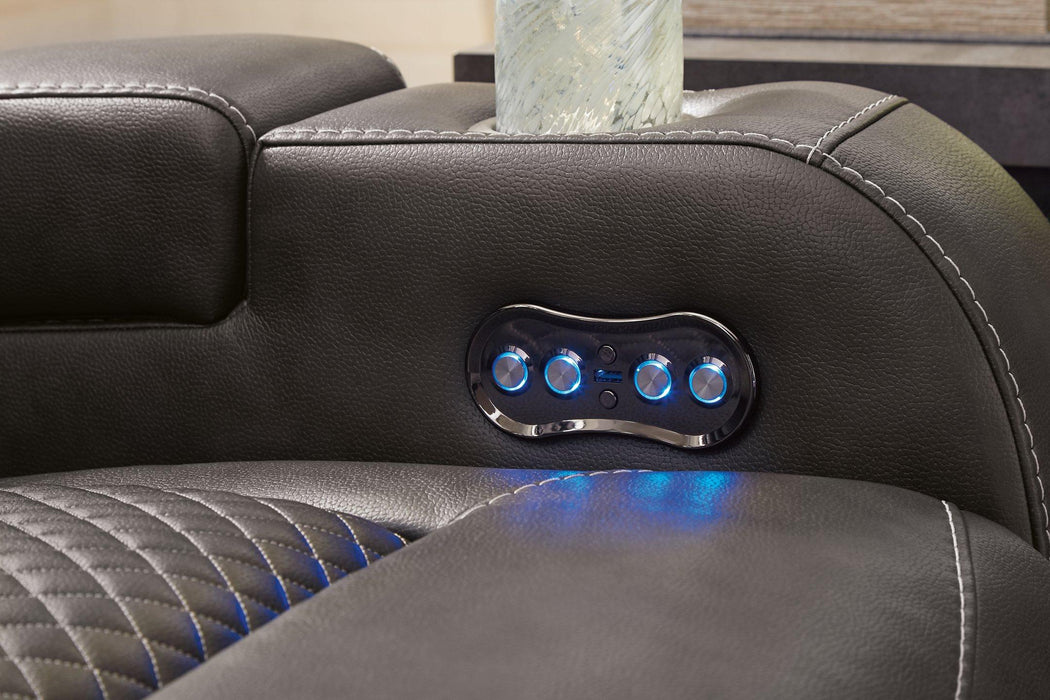 Fyne-Dyme Power Reclining Sofa Presidents Day Sale