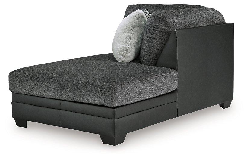 Brixley Pier Sectional with Chaise Black Friday Special