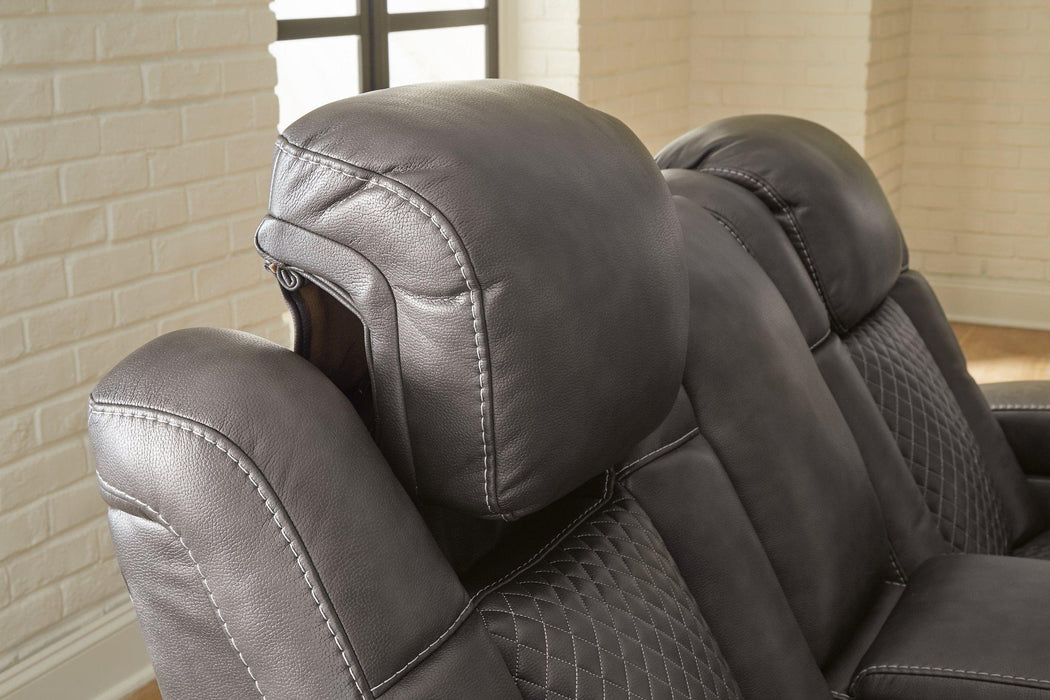 Fyne-Dyme Power Reclining Loveseat with Console Black Friday Special