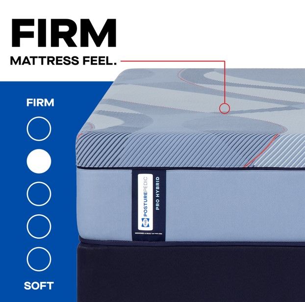 Dupont Firm Hybrid Mattress by Sealy®