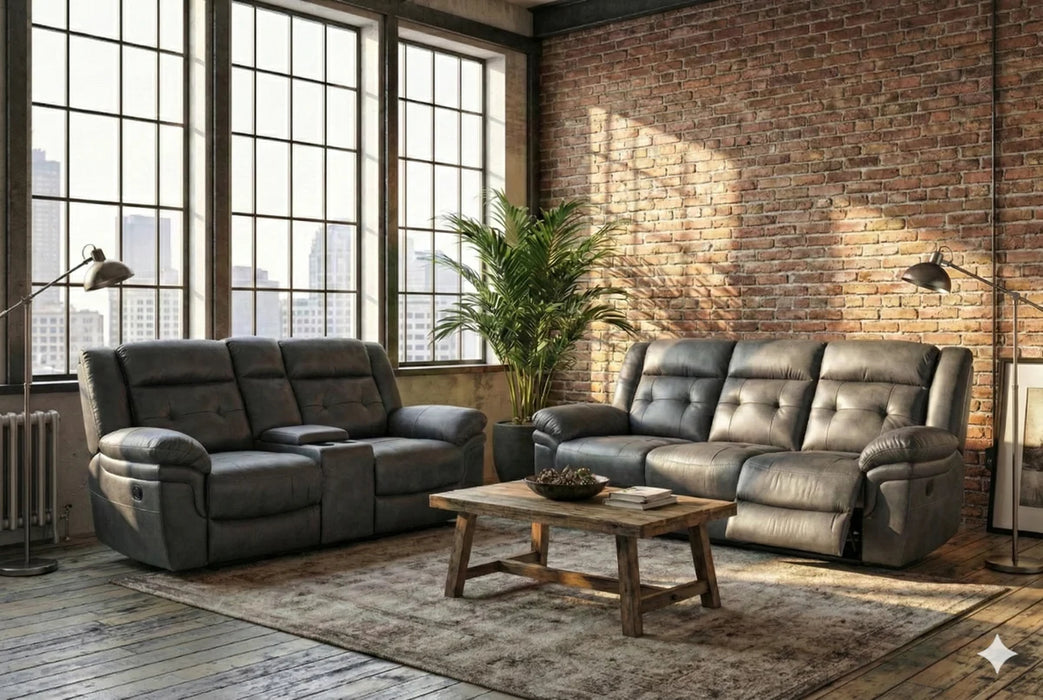 Buy the sofa and loveseat get recliner FREE