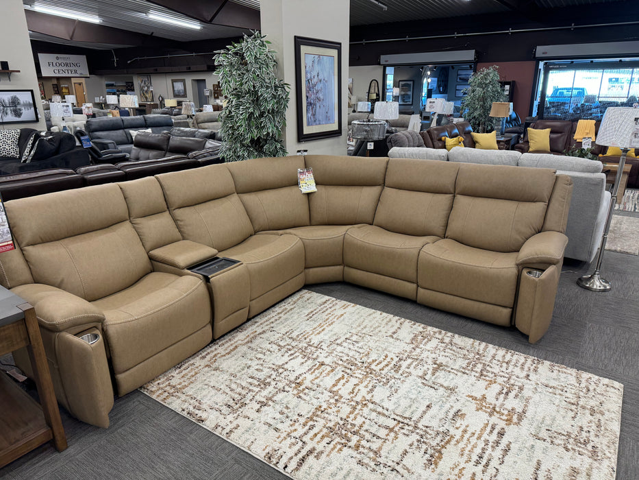 6 Piece Reclining Sectional by Moto Motion