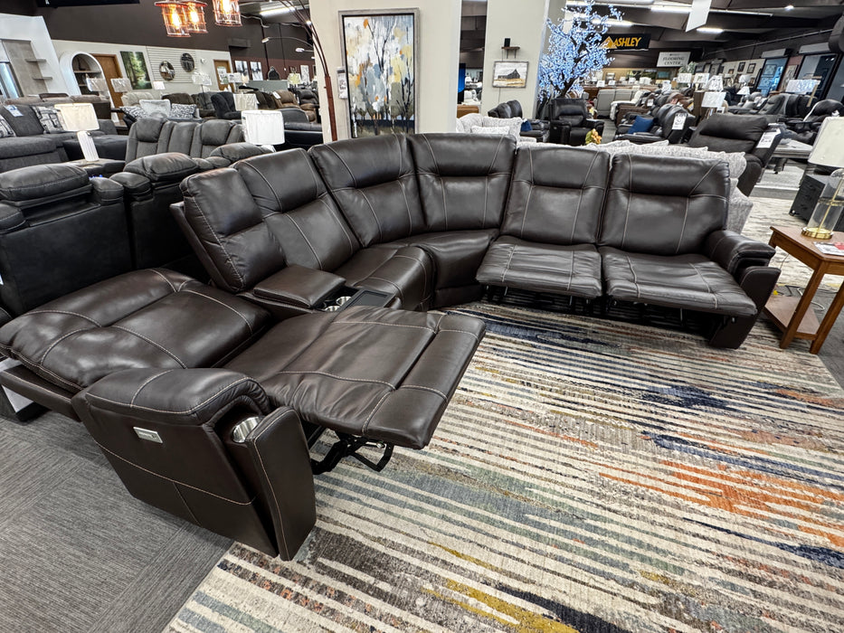 6 Piece Reclining Sectional H476 by Moto Motion
