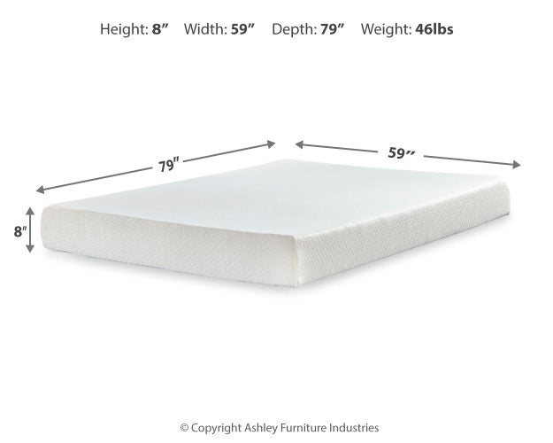 Chime 8 Inch Memory Foam Mattress in a Box