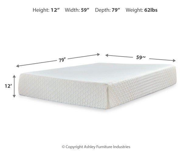Chime 12 Inch Memory Foam Mattress in a Box