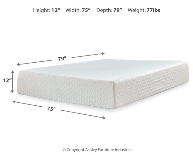 Chime 12 Inch Memory Foam Mattress in a Box
