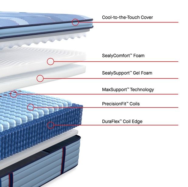 Dupont Medium Mattress by Sealy®