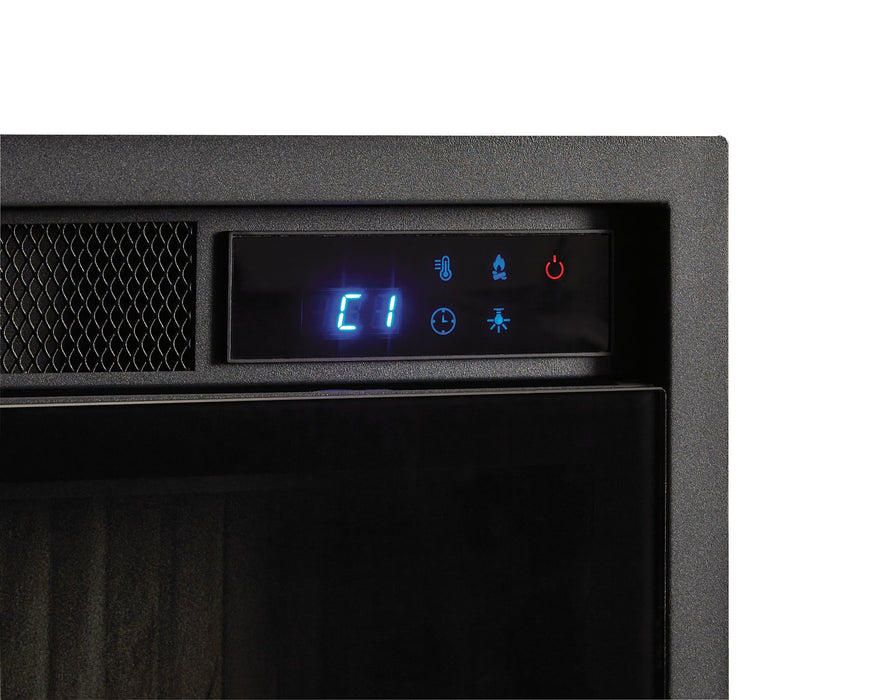 Cayboni 71" TV Stand with Electric Fireplace Black Friday Special