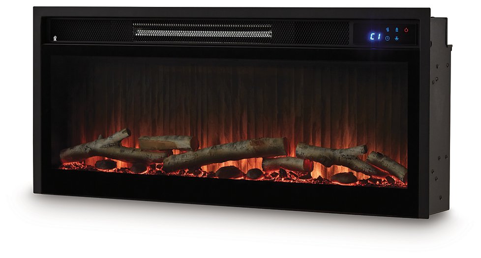 Cayboni 71" TV Stand with Electric Fireplace Black Friday Special
