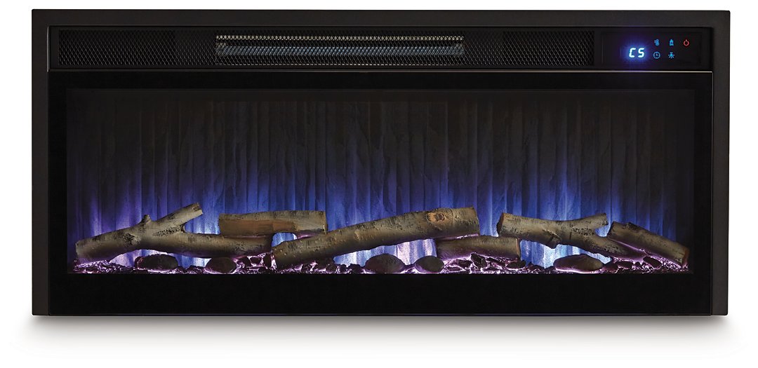 Cayboni 71" TV Stand with Electric Fireplace Black Friday Special