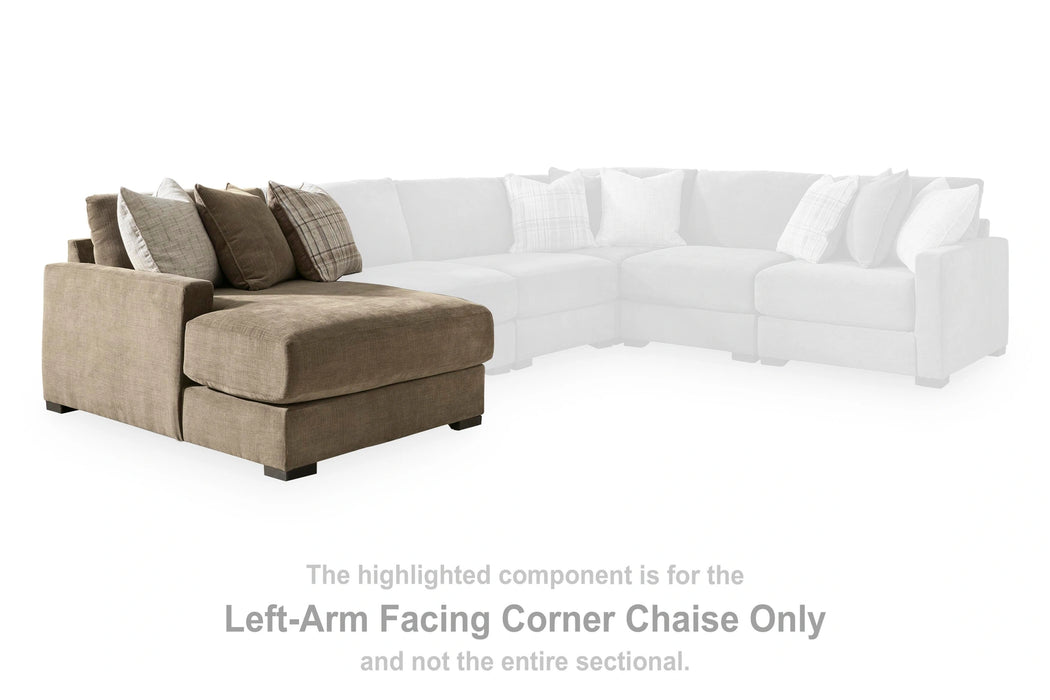 Camellia-Court Sectional with Chaise Labor Day Sale