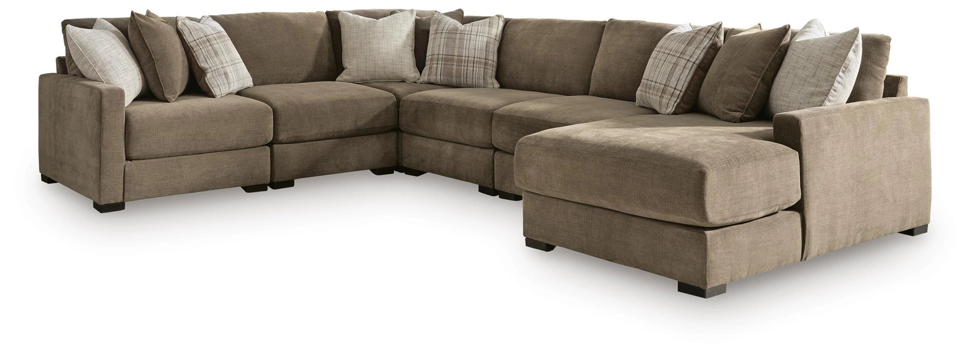 Camellia-Court Sectional with Chaise Labor Day Sale