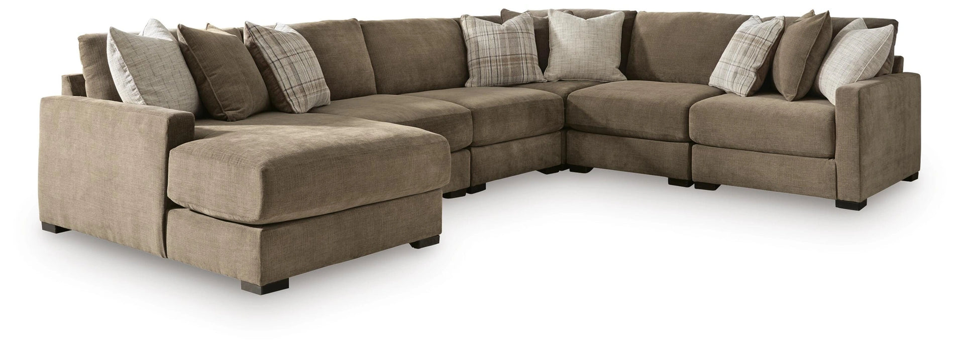 Camellia-Court Sectional with Chaise Labor Day Sale