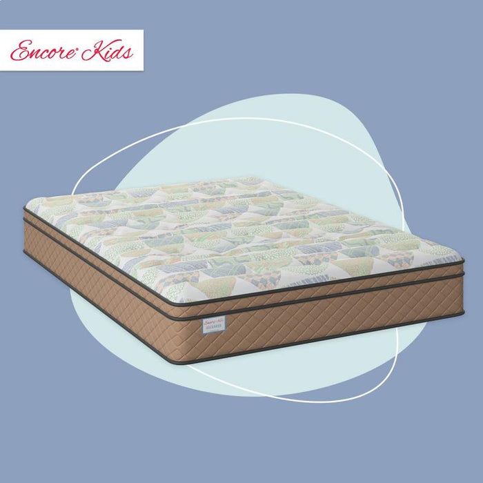 Kids Buckaroo Faux Euro Top Medium Mattress by ENCORE