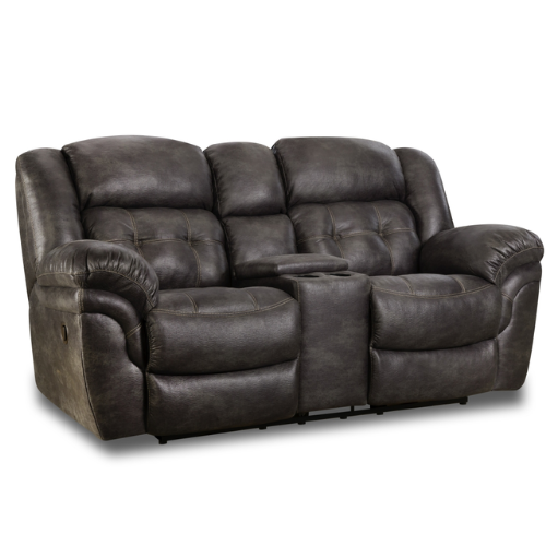 Frontier  Loveseat with Console by HomeStretch