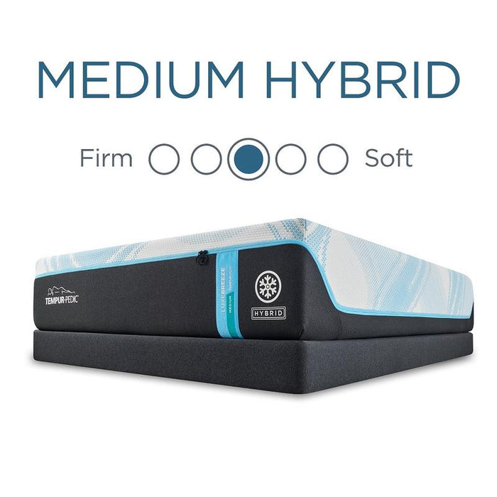 TEMPUR-LuxeBreeze® Medium Hybrid 2.0 Mattress by Tempur-pedic