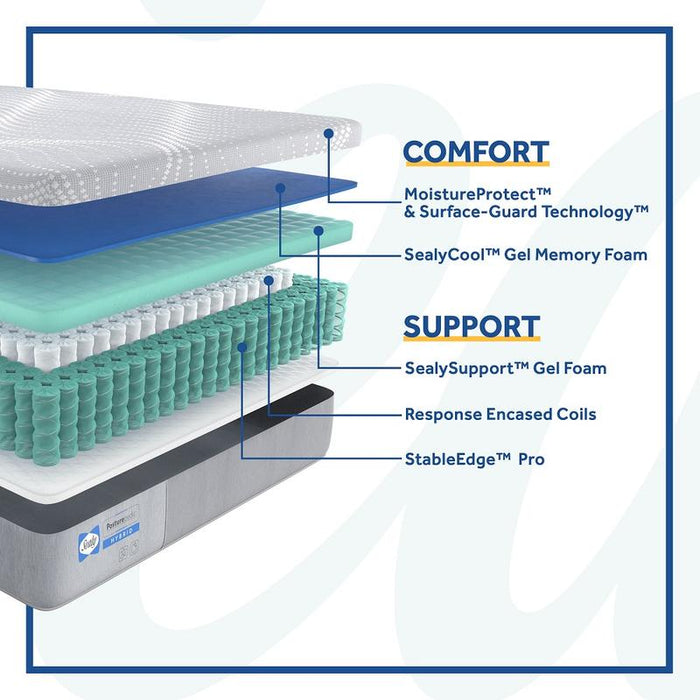 Medina Posturepedic Firm Hybrid Mattress by Sealy